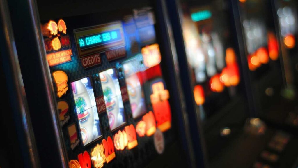 Close up of video gaming screen