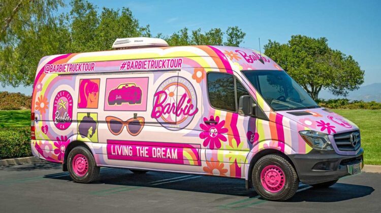 Barbie Truck outside image