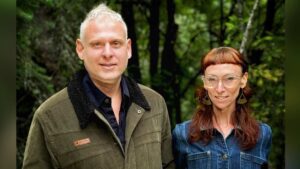 Fez and Heather BeGaetz, artists behind Vivid Creatures exhibit at Morton Arboretum