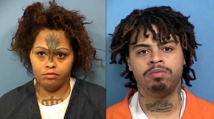 Candice Jones and her son Ernest Collins - mugshots of the two, sentenced for roles in murder of Naperville man