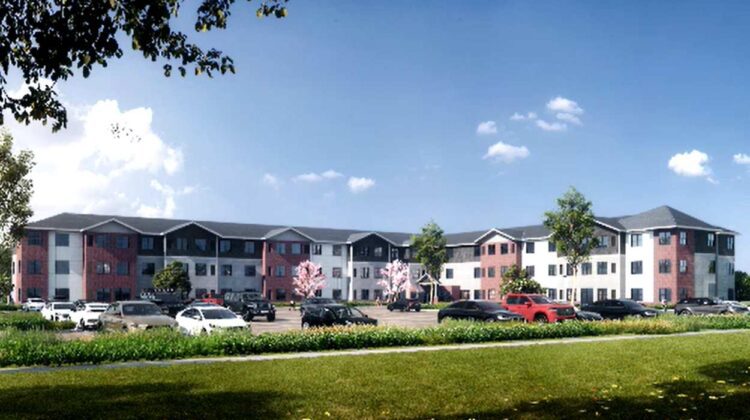 Gorman & Company early rendering of Tower Court housing development