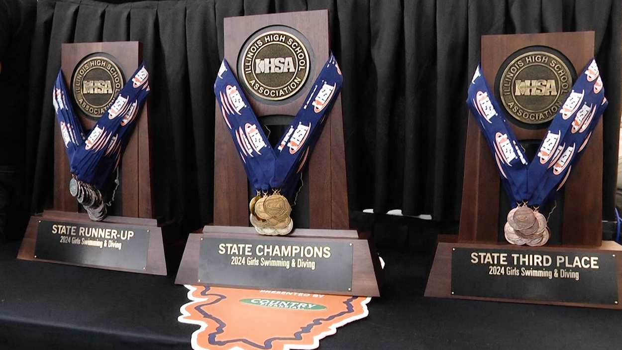 Rosary Wins The 2024 Ihsa Girls Swimming And Diving State Championship
