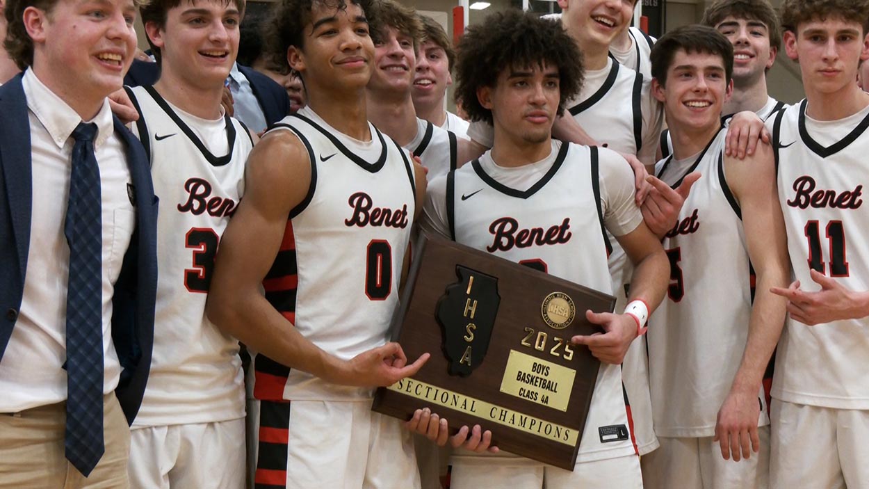 Academy wins boys basketball sectional over Downers Grove North