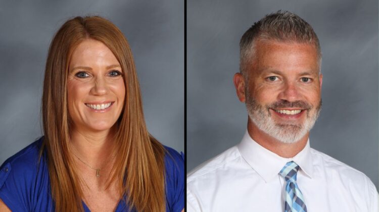 Headshots of New principals Leslie Mitchell and Patrick Raleigh