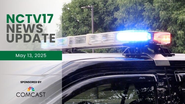 Police lights with the NCTV17 News Update watermark