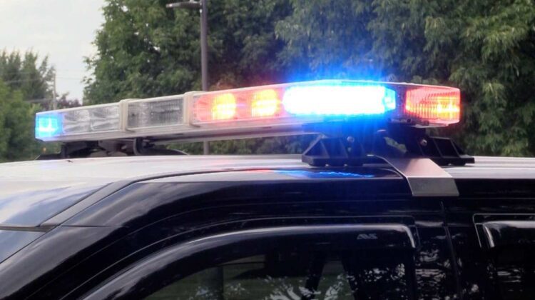 Naperville police car lights